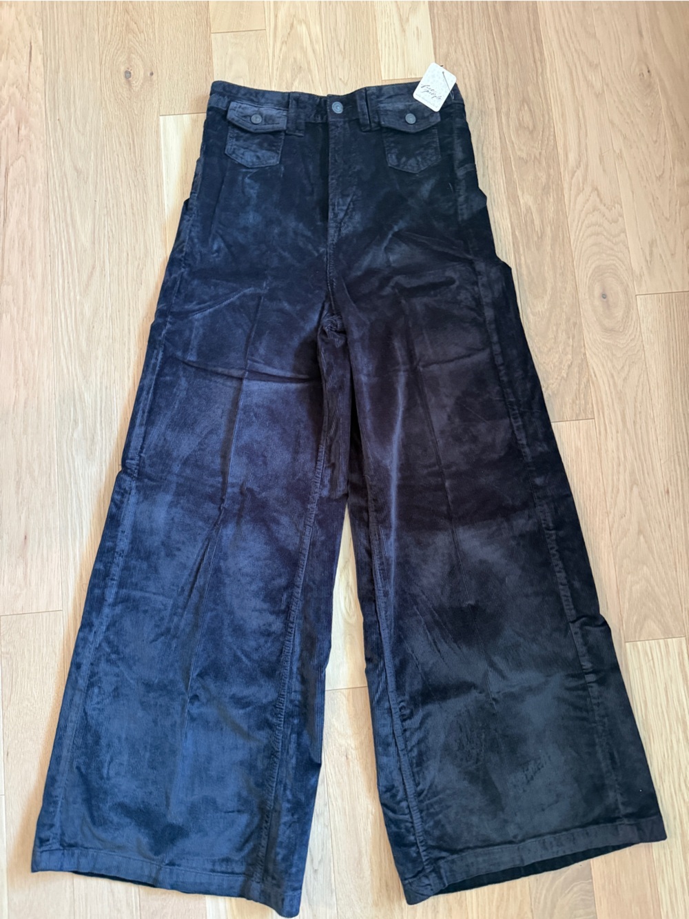 Free People • Kellee High Rise Wid Leg Palazoo Corduroy Pant